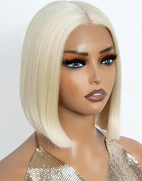 2 WIGS=$159|12" #60 Straight Bob T Part Lace Wig+12" Orange Color Straight Bob T Part Lace Wig Flash Deal
