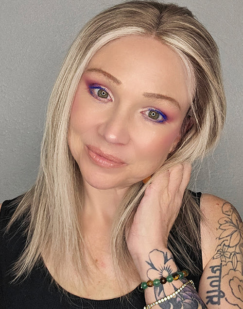 Rola- Influencer Inspired Same Highlight Ash Blonde True-Hold Glueless Straight Bob 13x4 Lace Wig Human Hair