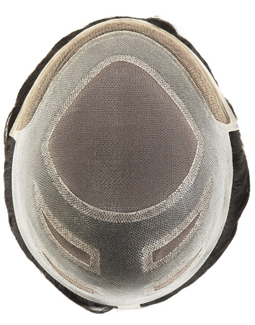 8"x10" Toupee for Men Hair System French Lace Front Mono Human Hair Pieces Indian Human Hair