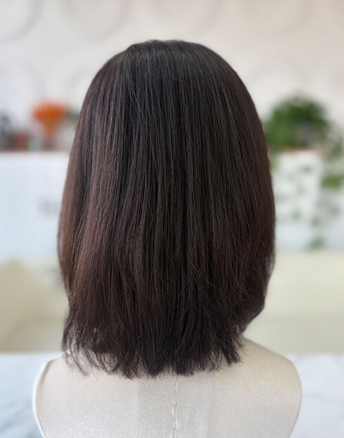 Yuri-【Ready To Ship】7X5 Glueless Short Layered Curtain Bangs Pre Cut Bob Lace Wig