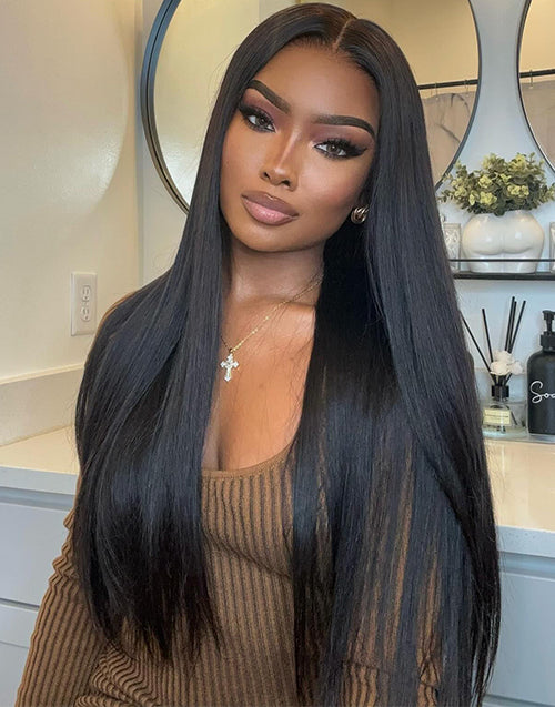 Lesley- Pre Everything 13x5 Lace Straight Wig Pre Cut Lace Wig