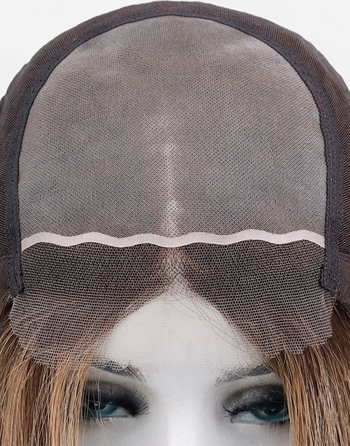 Mono Top Lace Front Remy Human Hair Wig | 100% Hand-tied | Medical Wig