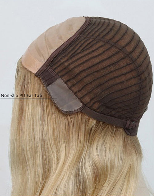 Silk Top Blonde Remy Human Hair Wig For Women Hair Loss Friendly