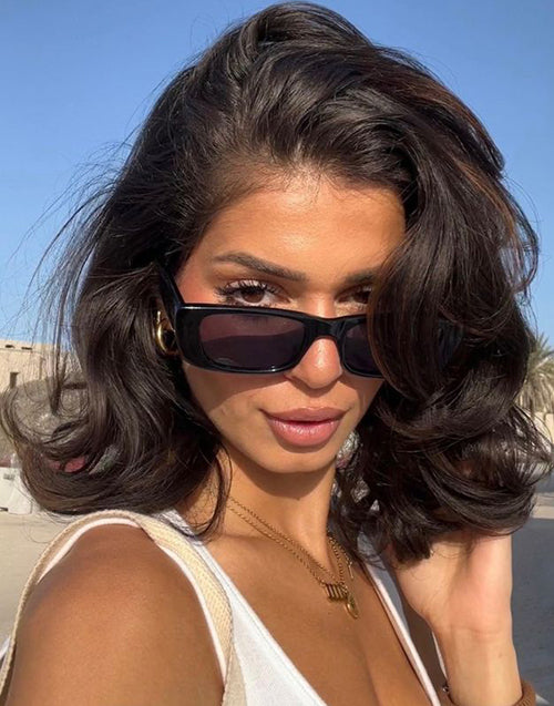 14" Short Wavy Bob Pre Cut 13x5 Lace Glueless Wig Flash Deal