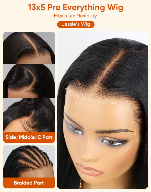 Dawn- Pre Everything 13X5 Lace Front Wig 4X4 Real HD Lace Glueless Wig 32inch Long