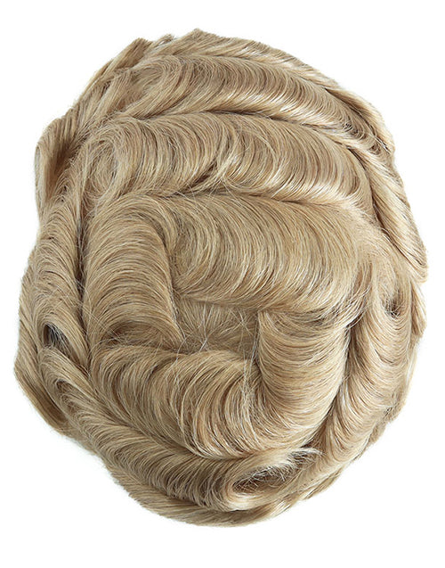 8"x10" Full French Lace 6" Hair Toupee Hairpieces for Men Indian Cuticle Remy Human Hair