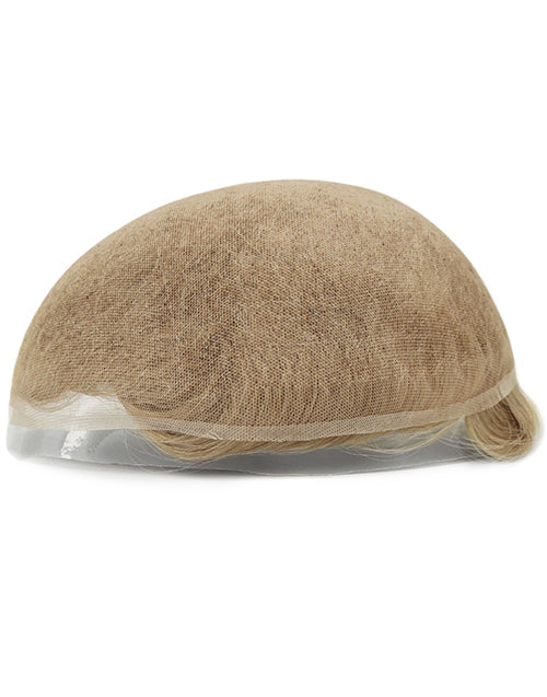 8"x10" Full French Lace 6" Hair Toupee Hairpieces for Men Indian Cuticle Remy Human Hair