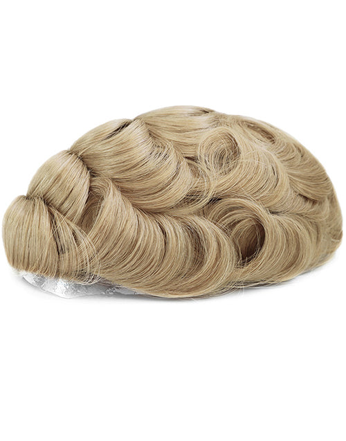 8"x10" Full French Lace 6" Hair Toupee Hairpieces for Men Indian Cuticle Remy Human Hair