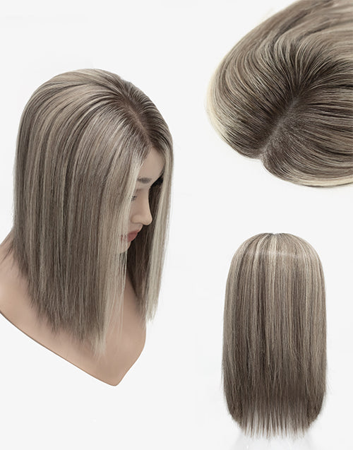 Mono Top Lace Front Remy Human Hair Wig | 100% Hand-tied | Medical Wig