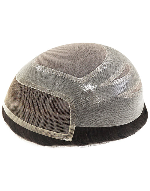 8"x10" Toupee for Men Hair System French Lace Front Mono Human Hair Pieces Indian Human Hair