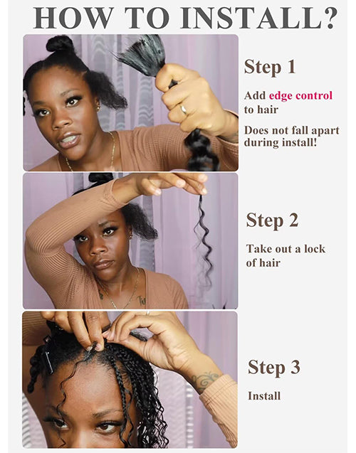 Hair Bulk Water Wave Human Hair for Braiding No Weft Human Hair 12A for Boho Braids Wet and Wavy