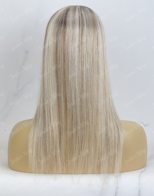 Custom Made 5X6 Lace With 5X5 Mono Top Highlight Human Hair Topper