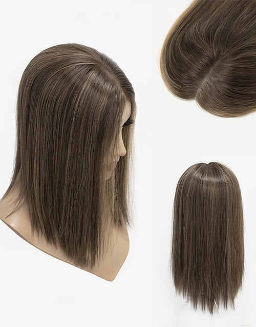 Mono Top Lace Front Remy Human Hair Wig | 100% Hand-tied | Medical Wig