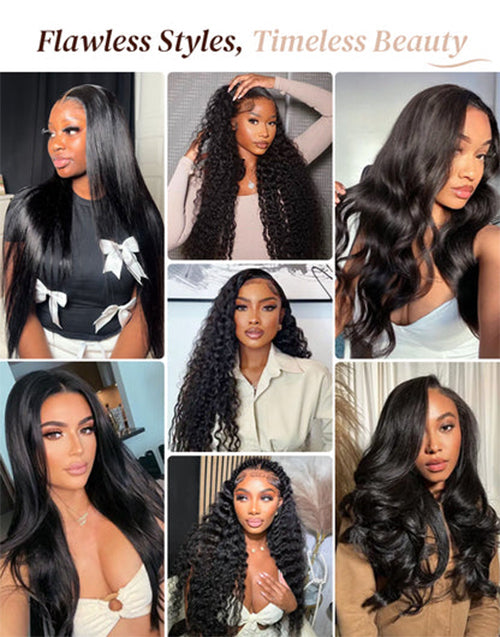 18" Glueless Straight 13x5 Lace Front Human Hair Wig Ready to Ship Flash Deal