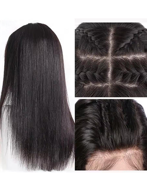 Santa-  5x5 Silk Top Full Lace Wig Straight Hair Wig Real Human Hair Wig