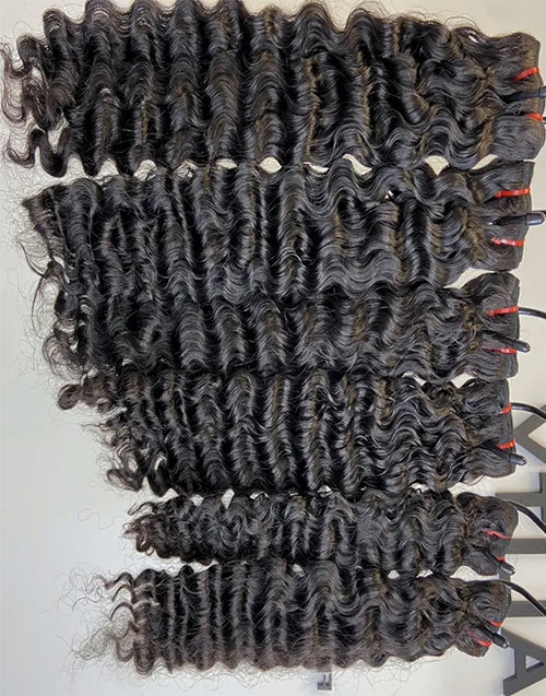 Jessie's Wig 15A Burmese Curly Bundles Hair Bundles 100% Human Hair Spiral Curly End