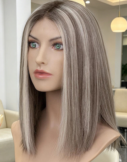 Mono Top Lace Front Remy Human Hair Wig | 100% Hand-tied | Medical Wig