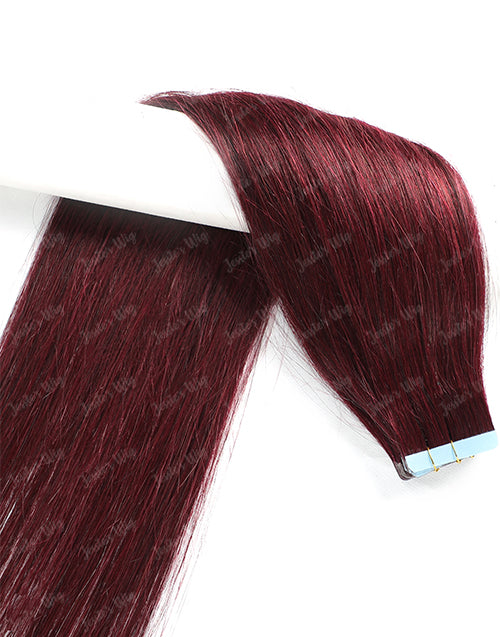 #99J Hair Tape Straight Human Hair Extensions