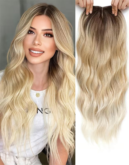8"x8" Silk Top Human Hair Topper For Women Who Want to Transform Thinning hair and Renew Your Confidence Again