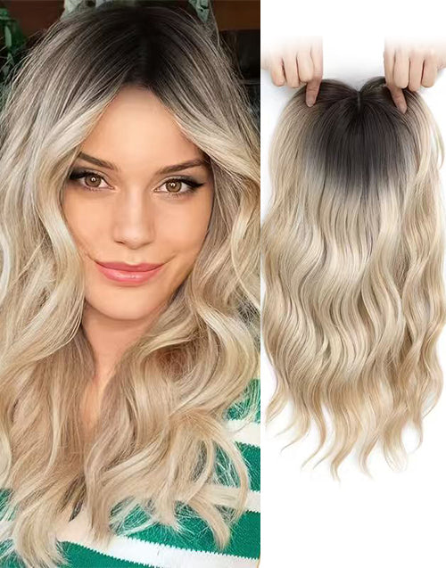 8"x8" Silk Top Human Hair Topper For Women Who Want to Transform Thinning hair and Renew Your Confidence Again