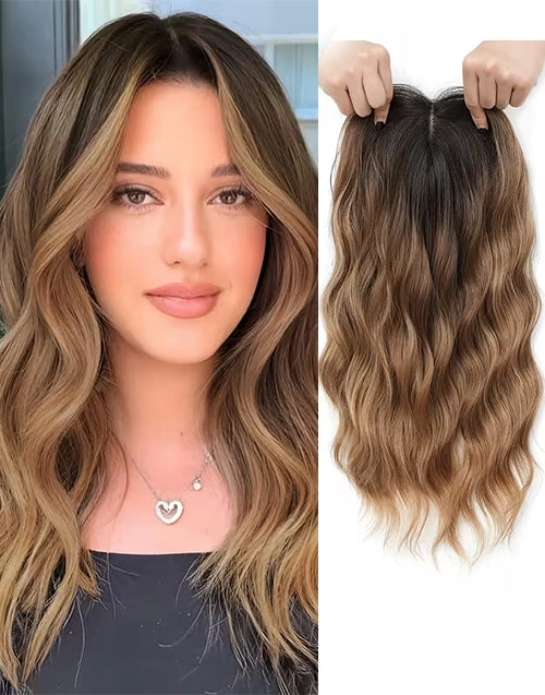 8"x8" Silk Top Human Hair Topper For Women Who Want to Transform Thinning hair and Renew Your Confidence Again