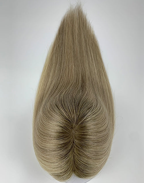 #4 #8 #613 Mono Top 3"X5" Human Hair Topper For Women Thinning Hair Or Hair Loss
