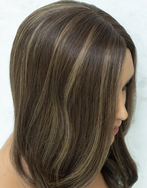 6"x6" Silk Top Human Hair Topper | Natural Scalp Look | Crown Coverage