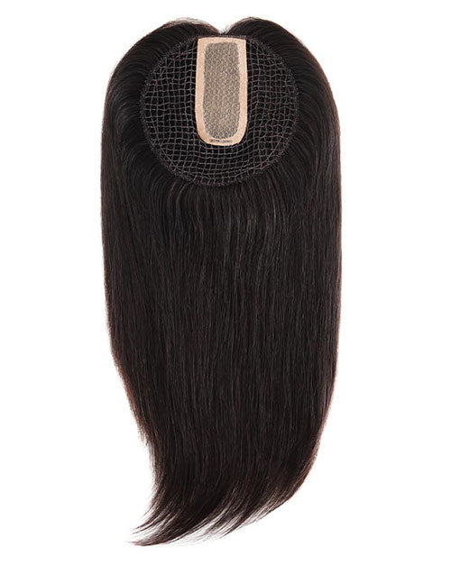 16in 6x6.5in Integration Net with Silk Top Part Hair Toppers for Women With Thinning Hair Hair Loss