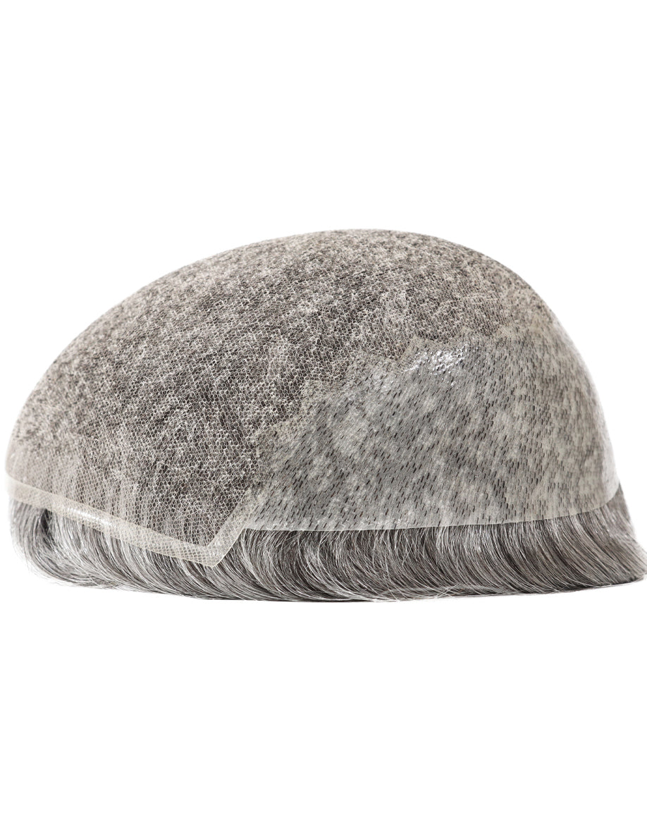 8"X10" Toupee for Men Hair System French Lace in Body Thin Skin Back&Sides Indian Human Hair