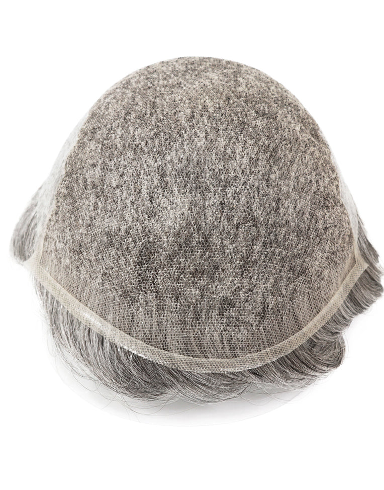 8"X10" Toupee for Men Hair System French Lace in Body Thin Skin Back&Sides Indian Human Hair