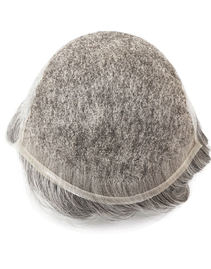 8"X10" Toupee for Men Hair System French Lace in Body Thin Skin Back&Sides Indian Human Hair