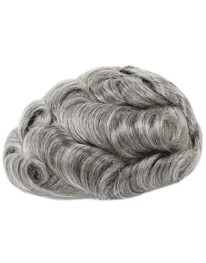 8"X10" Toupee for Men Hair System French Lace in Body Thin Skin Back&Sides Indian Human Hair