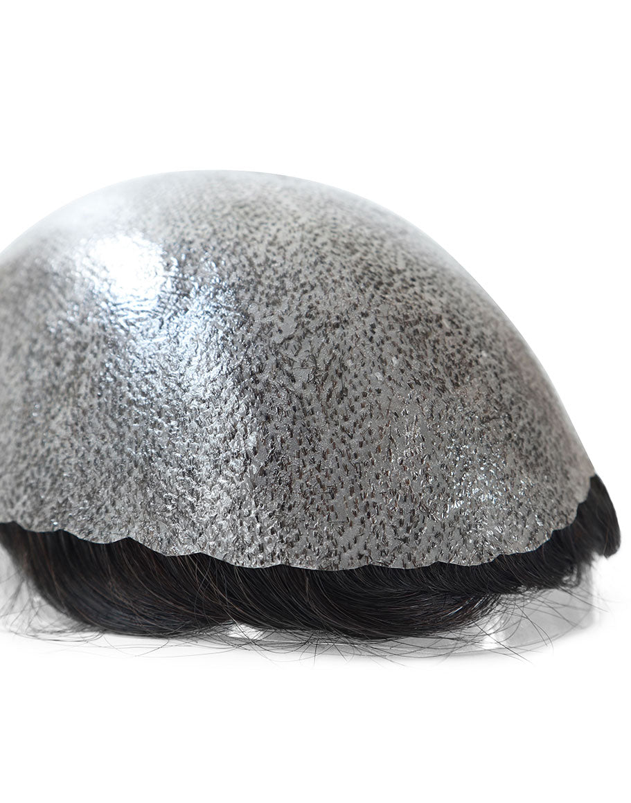 8"X10" Toupee for Men Injection Thin Skin 10-12mm Indian Human Hair