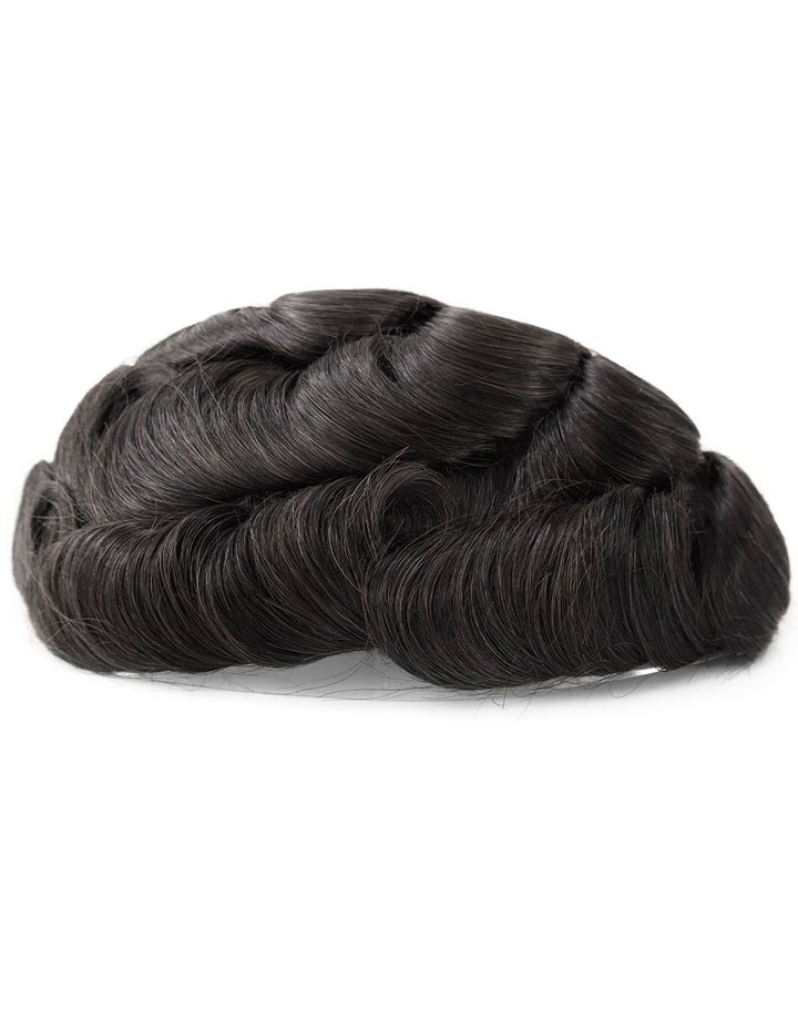 8"X10" Toupee for Men Injection Thin Skin 10-12mm Indian Human Hair