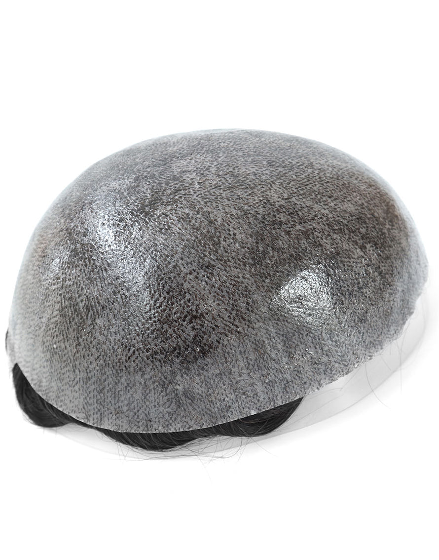 8"X10" Toupee for Men Injection Thin Skin 10-12mm Indian Human Hair