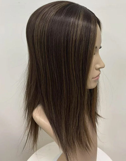 Mono Top Full Lace Remy Human Hair Wig | 100% Hand-tied