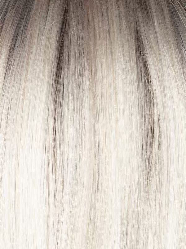 Love- Influencer Same Curtain Bangs Highlight Ash Blonde Wavy Bob Wig Glueless Wig Human Hair