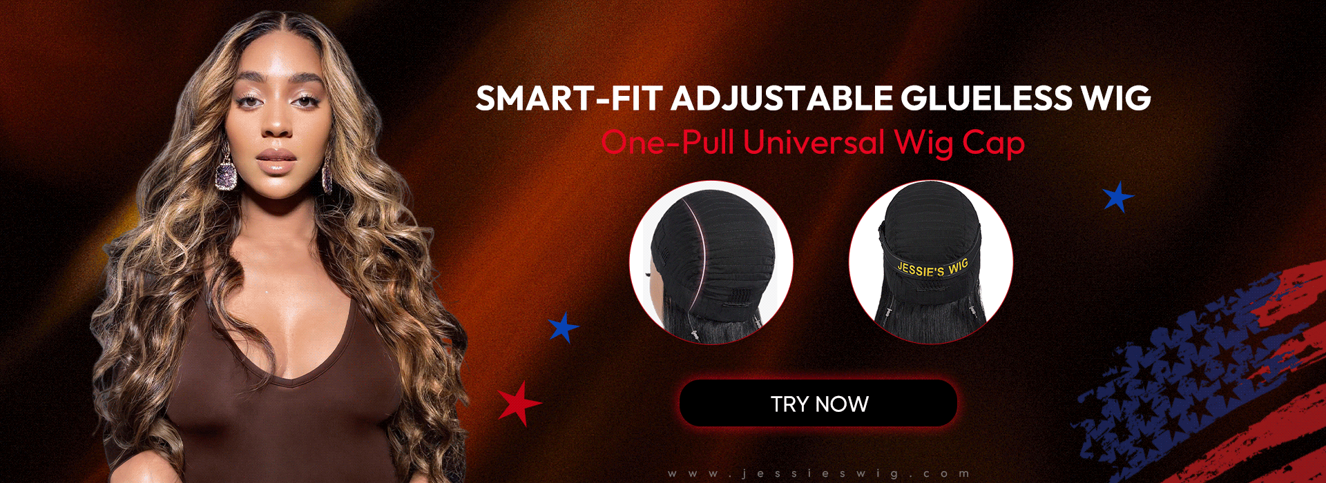 Smart fit adjustable glueless wig