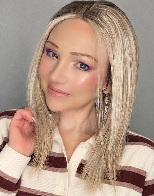 14" 16" Highlight Ash Blonde Glueless Straight Bob 5.5x5.5 Lace Wig Flash Deal