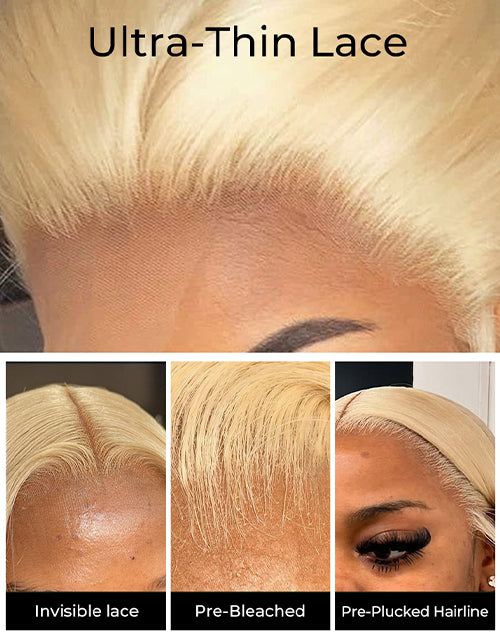Lim -Glueless 613 Blonde Body Wave/Straight Wig Pre-cut 13x6 Lace Beginner Friendly
