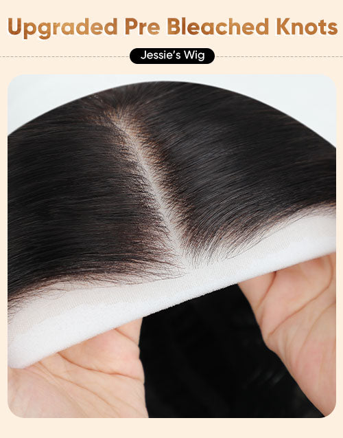 9X6 Pre Cut Crystal Lace Yaki Straight Bob Human Hair Wigs 13X4 Lace Frontal Wigs