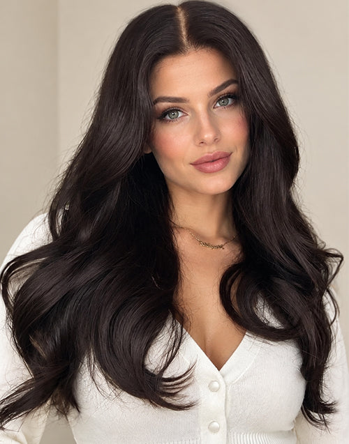 Bailey- Real HD Full Lace Updo Body Wave Wig Free Parting Easily Do Ponytails Buns Friendly Human Hair