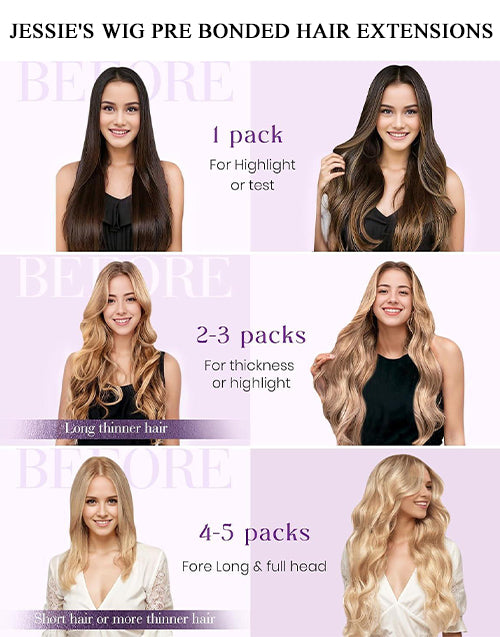 #613 Blonde Nano Bead Extensions Seamless Blend With Blonde Hair Real Human Hair 14-24 Inch