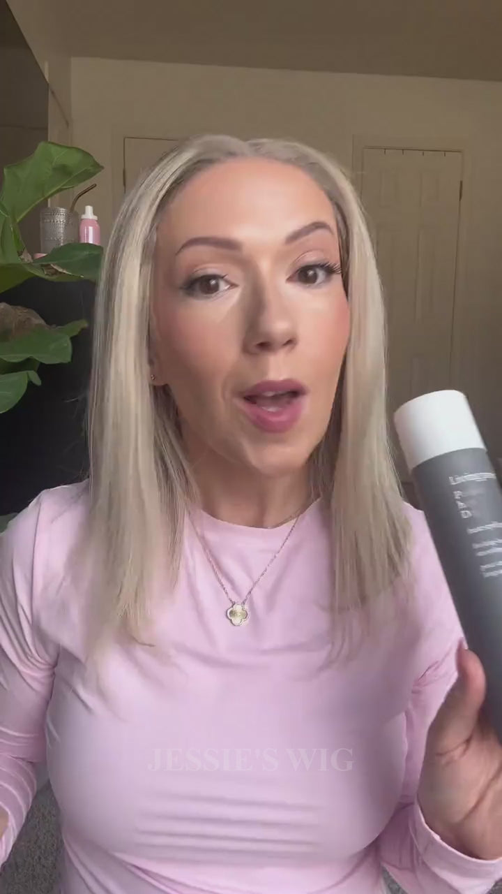 Alva- Influencer Inspired True-Hold Glueless Ombre Ash Blonde Wavy Bob Wig Human Hair