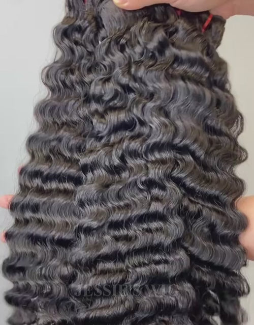 Jessie's Wig 15A Burmese Curly Bundles Hair Bundles 100% Human Hair Spiral Curly End