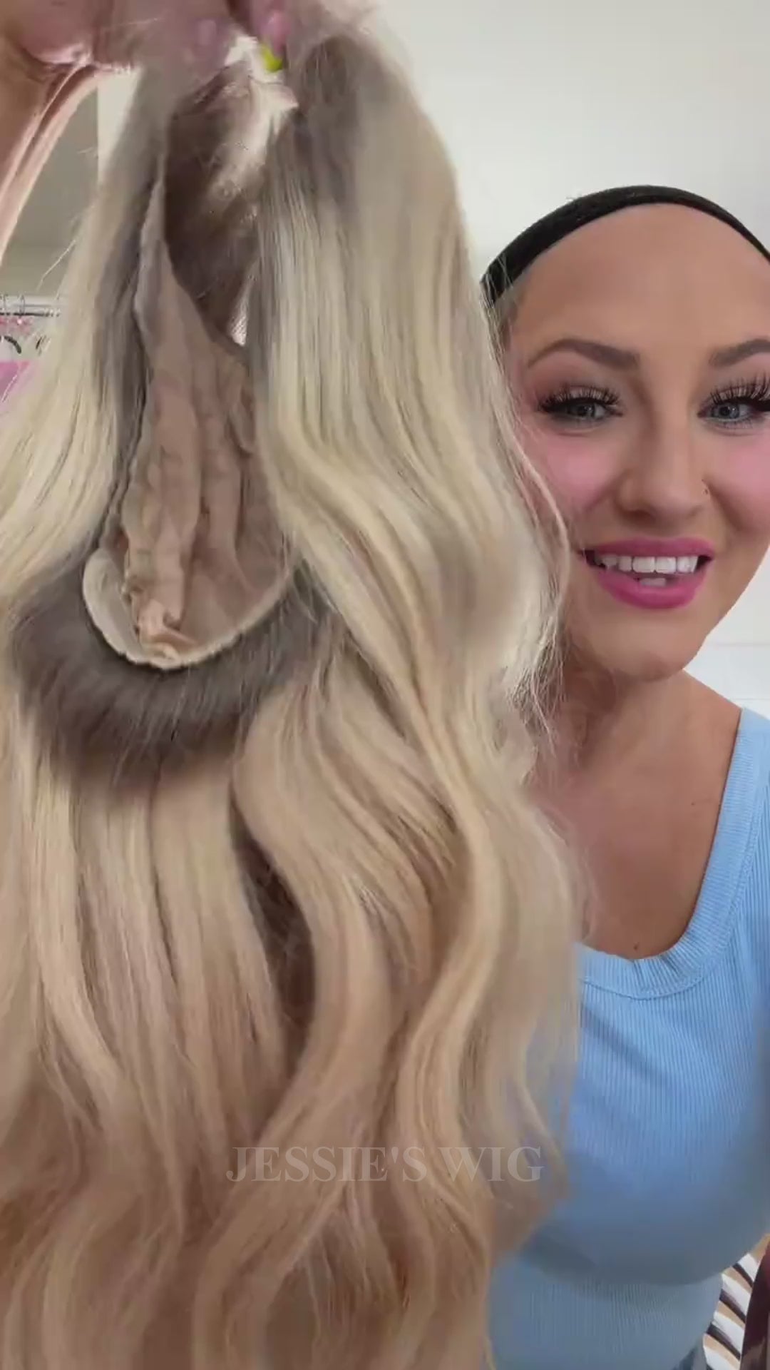 [Ready To Ship Only For US] Betti-True Hold Glueless Highlight Ombre Blonde Natural Wave Wig Pre Cut 13x4/5.5x5.5 Lace