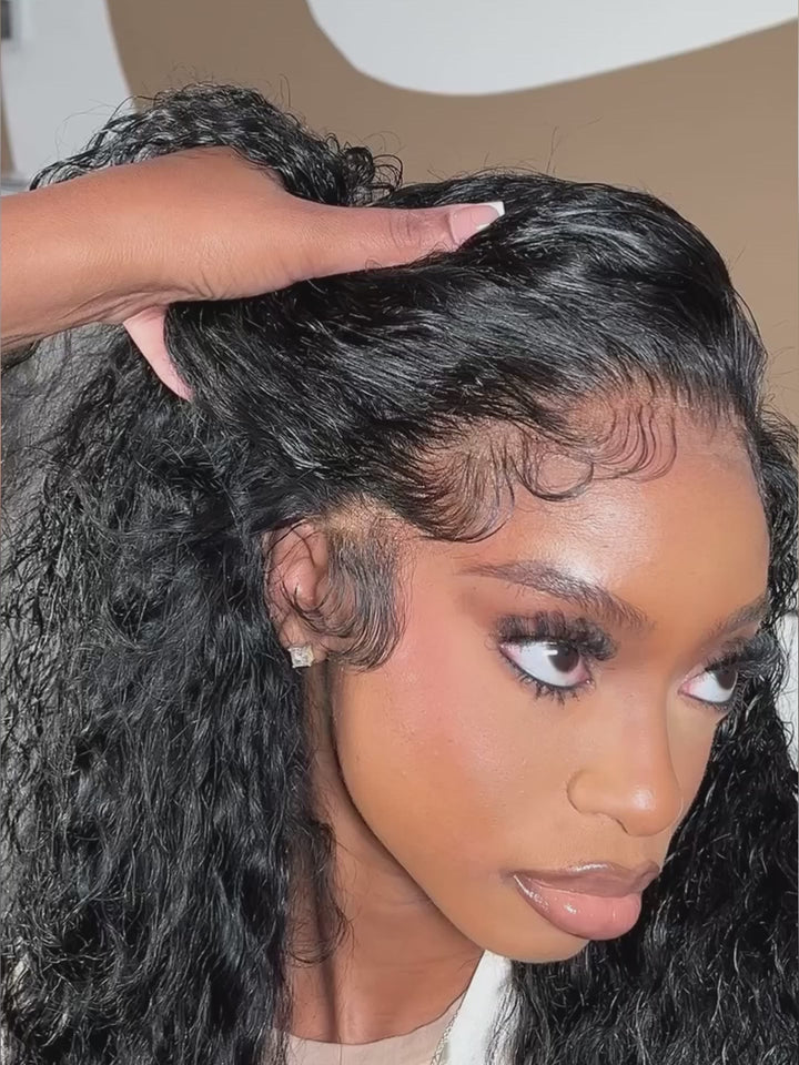 26" Only $179 Edith- Pull Go 7x5 13X5 Pre Everything Glueless Water Wave Wigs Pre Cut Lace Flash Sale
