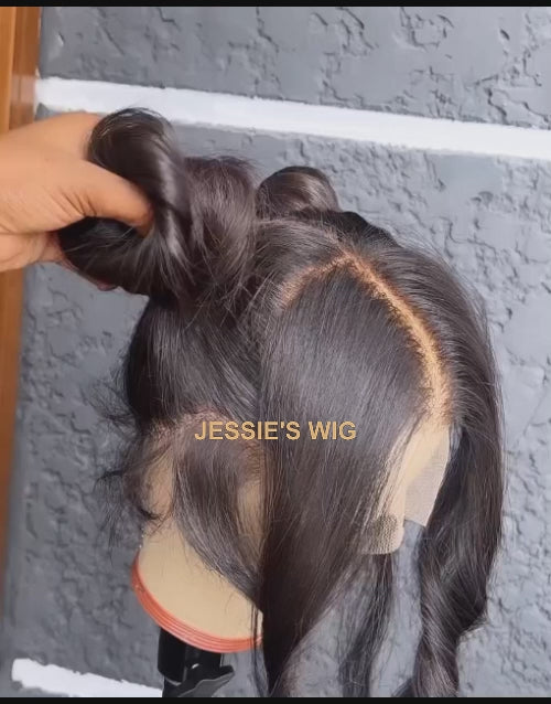 Rae- (Can Do Ponytail ) Straight Full Lace Wig Human Hair Wigs Preplucked Hairline