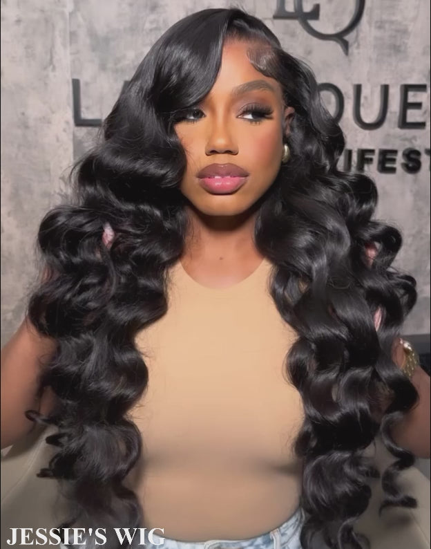 Kai- Glueless Pull Go Loose Deep Human Hair Wig Easy Install 6x5 Pre Cut Lace