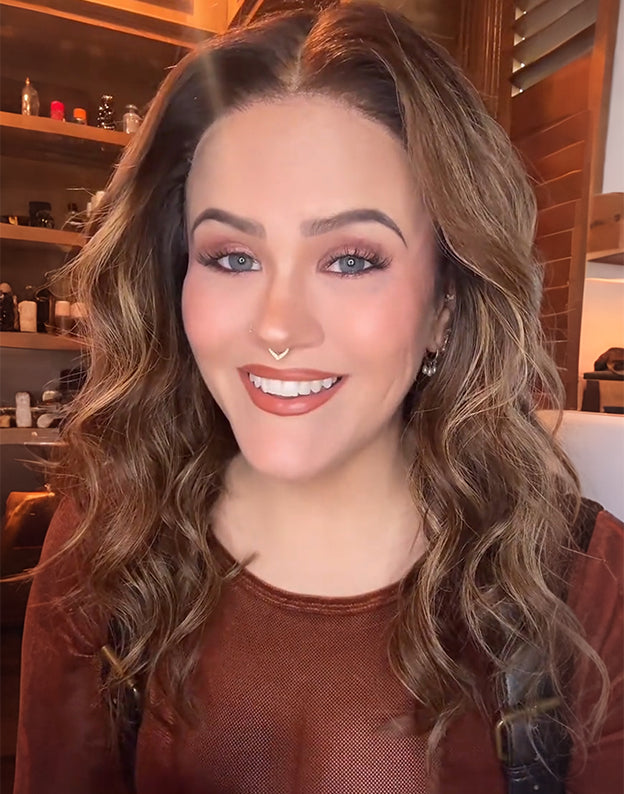 Daphne- True-Hold Glueless Balayage Short Wavy Bob Human Hair Wig